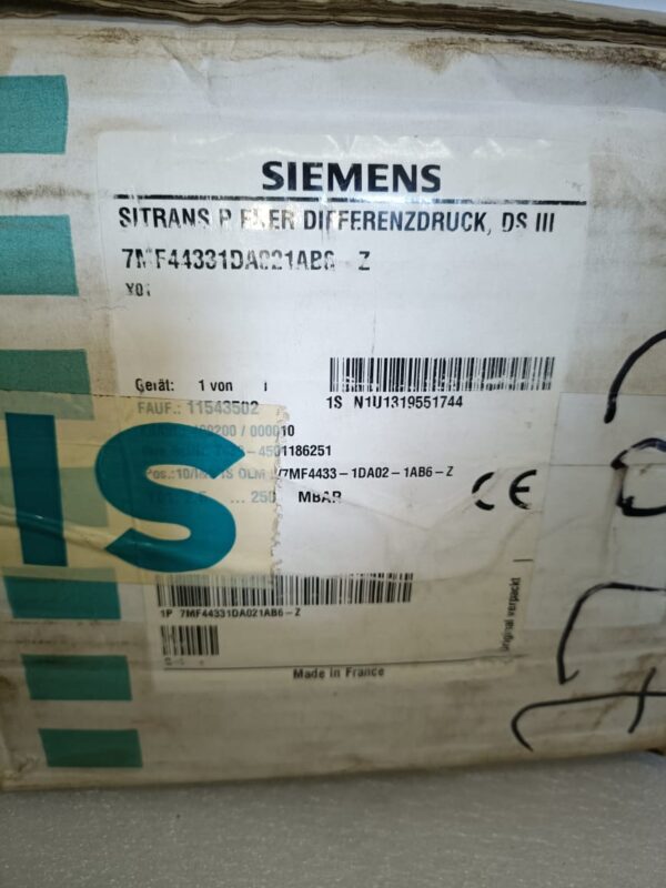 siemens sitrans p ds iii differential pressure transmitter