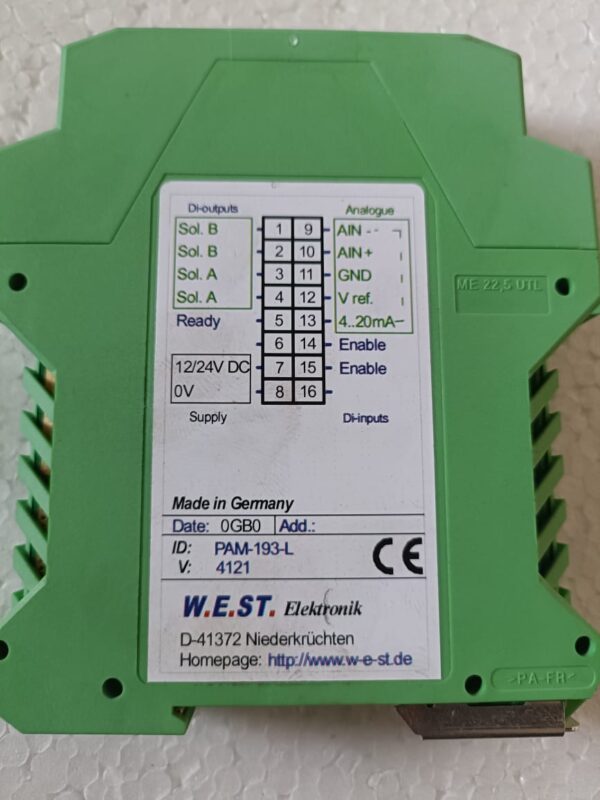 w.e.st. elektronik pam 193 l signal converter module